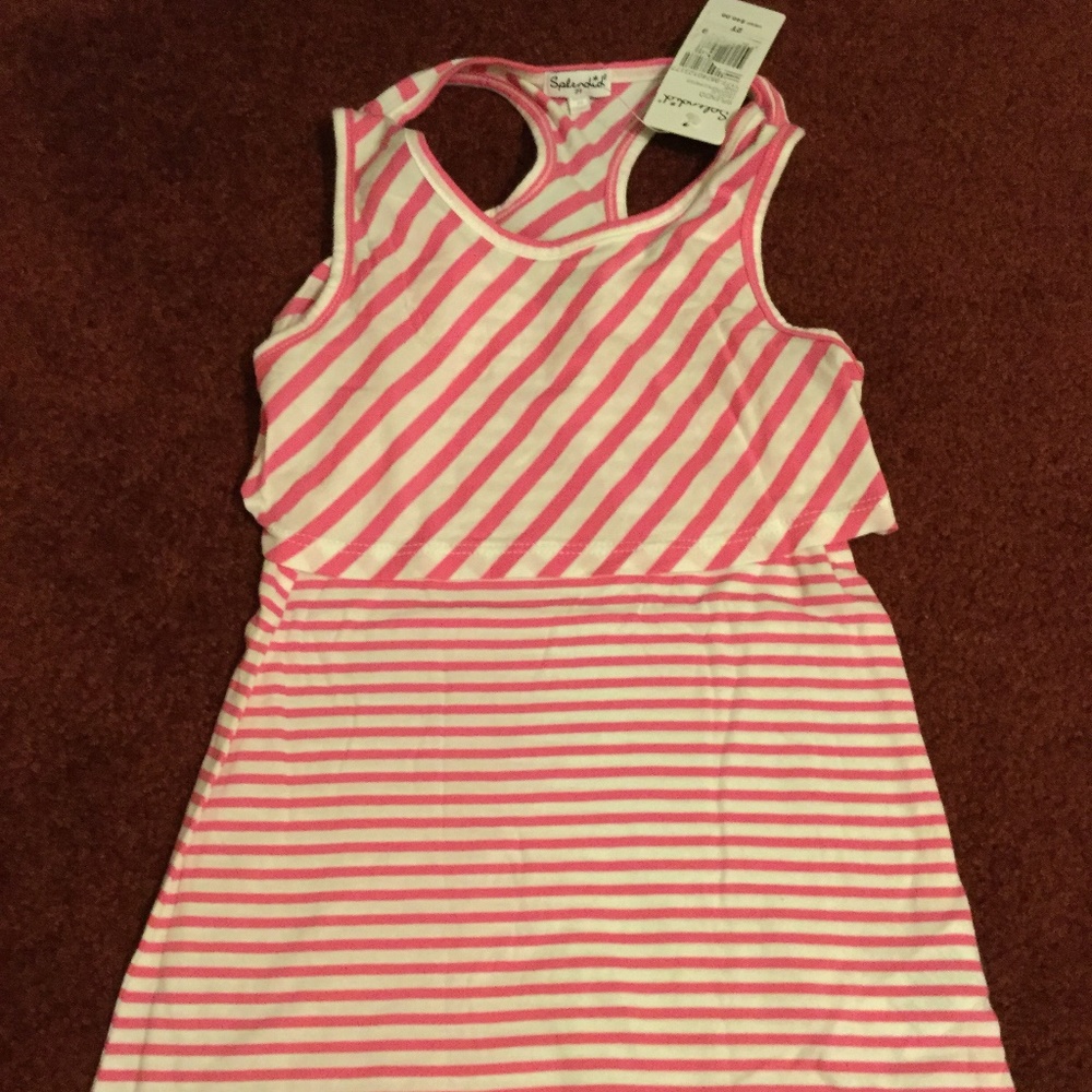 Splendid Baby Little Girls  Hot Pink Tank dress